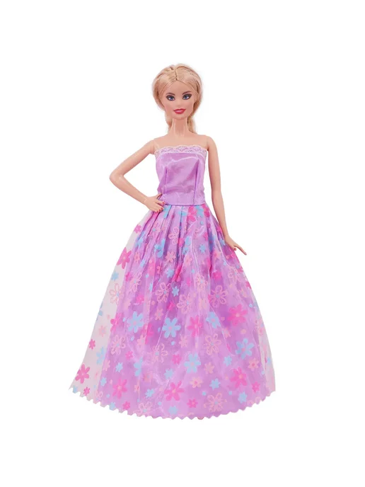 luckdoll Платье для куклы розовый, L544, розовый