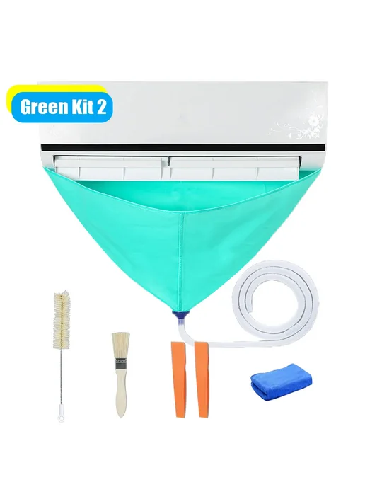 Нет бренда Набор для чистки кондиционера Green Kit 2, зеленый
