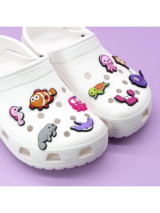the orange guy 1 шт. Украшения для обуви морские животные 297-10, 1 шт, фото 5