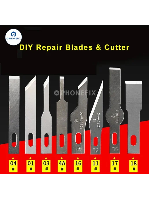 PhoneFix Лезвия ножа 10pcs set 1 Blade, 10 шт, фото 2