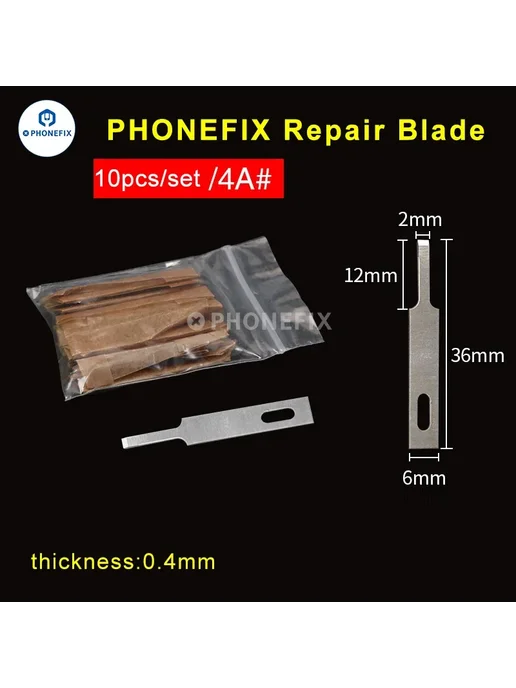 PhoneFix Лезвия ножа 10pcs set 1 Blade, 10 шт, фото 3