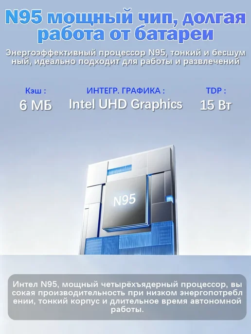 Ноутбук 32 ГБ + 2 ТБ для работы, учёбы и развлечений2-7, 32 ГБ, 2 ТБ, фото 5