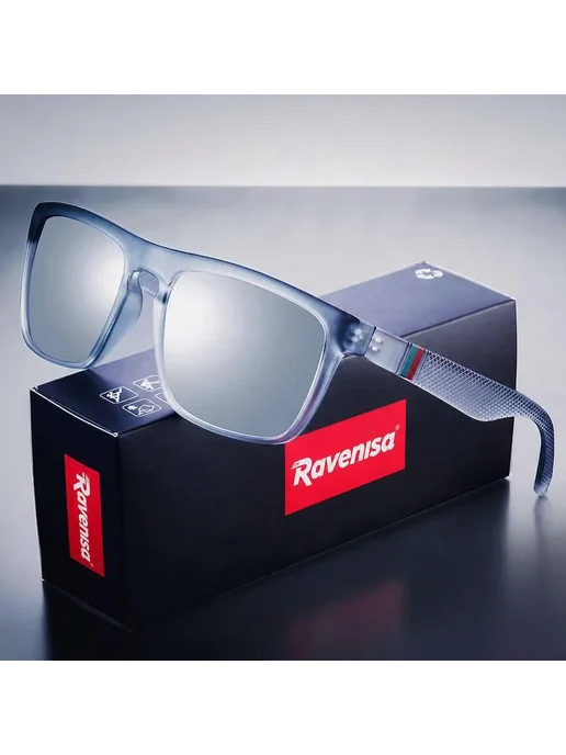 Ravenisa Солнцезащитные очки Ray-Ban, черные линзы, черный, фото 4