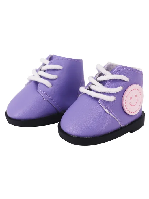 luckdoll Фиолетовые туфельки для кукол Paola Reina, xm1054, фиолетовый