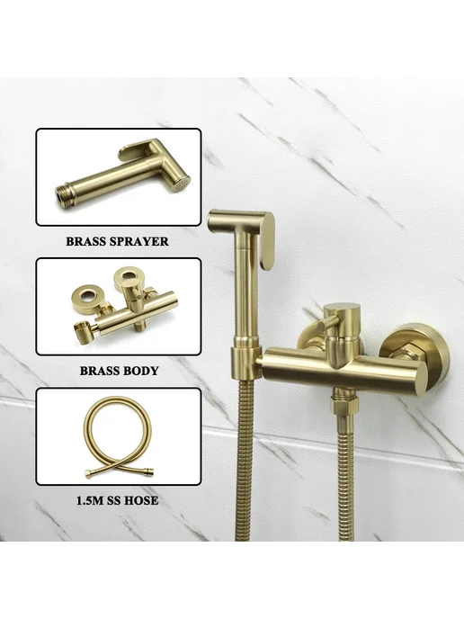 bonderis 1.5м SS Hose Chrome, 1,5 м, фото 4