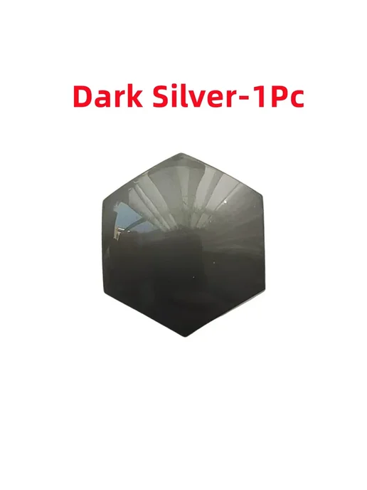 Нет бренда Накладка на крышку болта гайки колеса 17 мм Dark Silver-1Pc, серебристый