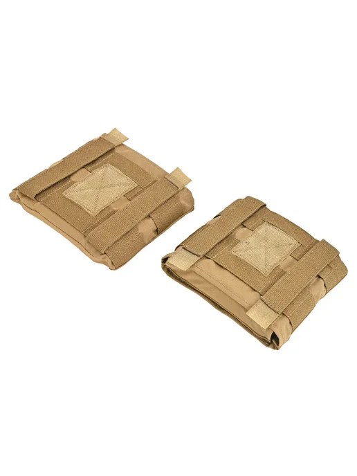 TACTIFANS Тактические сумки-накладки MOLLE из нейлона 2PCS CB, 2 шт