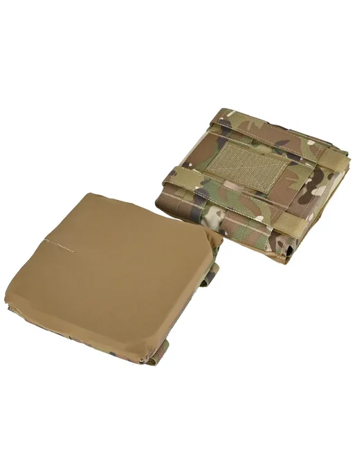 TACTIFANS Тактические сумки-накладки MOLLE 6x6 из нейлона, 2 шт. Бежев, 6x6, 2 шт, фото 3