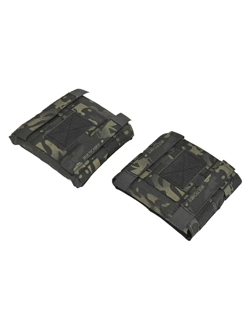 TACTIFANS Тактические сумки-накладки MOLLE 6x6 из нейлона, 2 шт. Черны, 6x6, 2 шт