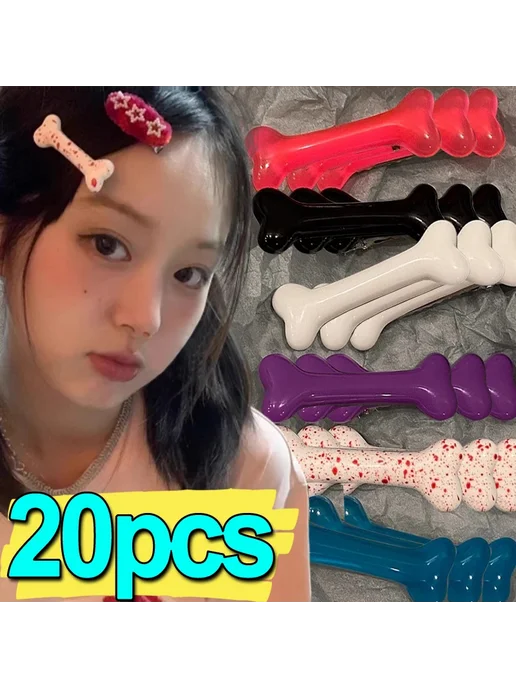 Заколки для волос черные, 4шт, 4 шт, фото 2