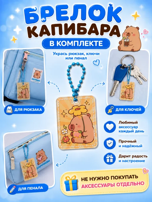 Блокнот с наклейками. Капибара, желтый, фото 5