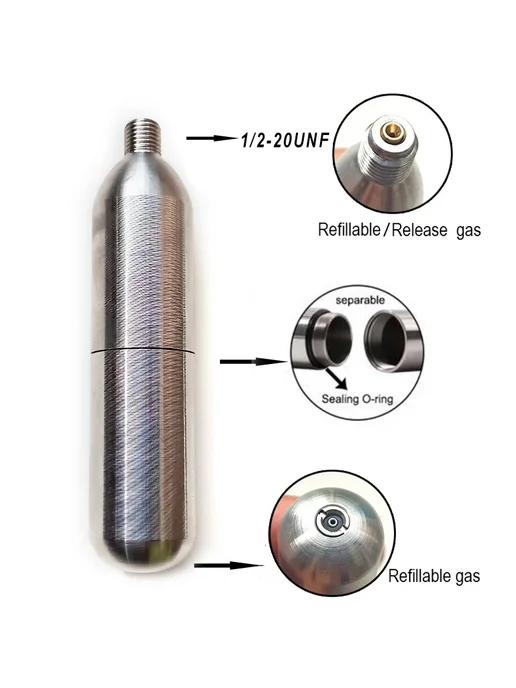 OBKEY Картридж CO2 45g 1-2 Cartridge, 45 г, фото 7