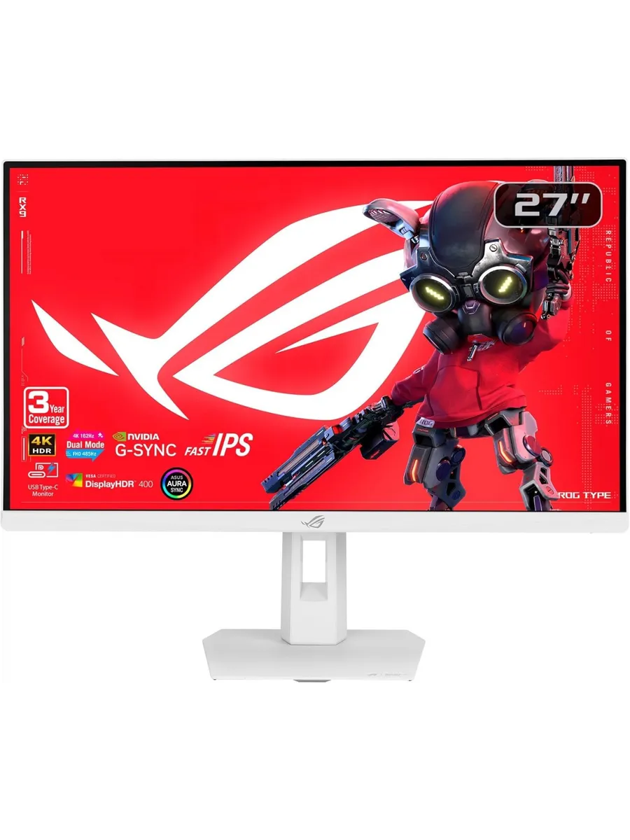 Asus Монитор XG27UCGR 27 IPS 4K 162Гц FHD 485Гц 1мс HDR10 для игр