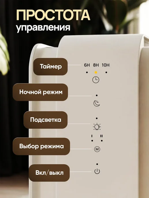 Осушитель воздуха для дома, белый, фото 4