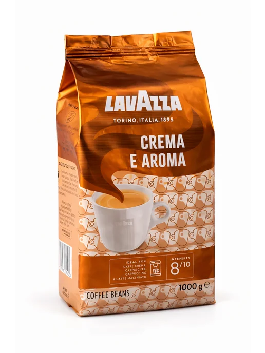 Кофе в зернах 1 кг Lavazza Crema e Aroma 100% Арабика Италия, 1 кг, фото 3