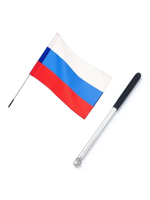 Выдвижной флагшток 1 м для праздников, 1 м