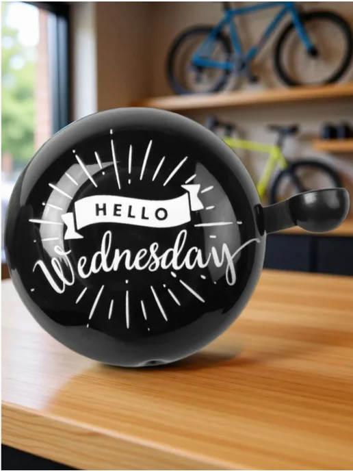 Vinca Sport Звонок велосипедный на руль Wednesday, белый, фото 4