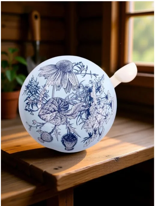 Vinca Sport Звонок велосипедный на руль Flora, голубой, фото 2