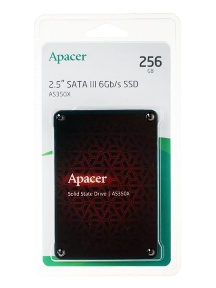 Apacer SSD накопитель AS350X 256 ГБ SATA III 2.5" AP256GAS350XR-1