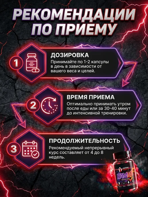 Doping Labz BAM-15 Инновационный жиросжигатель без диет, 60 капсул, 200 мл, фото 3
