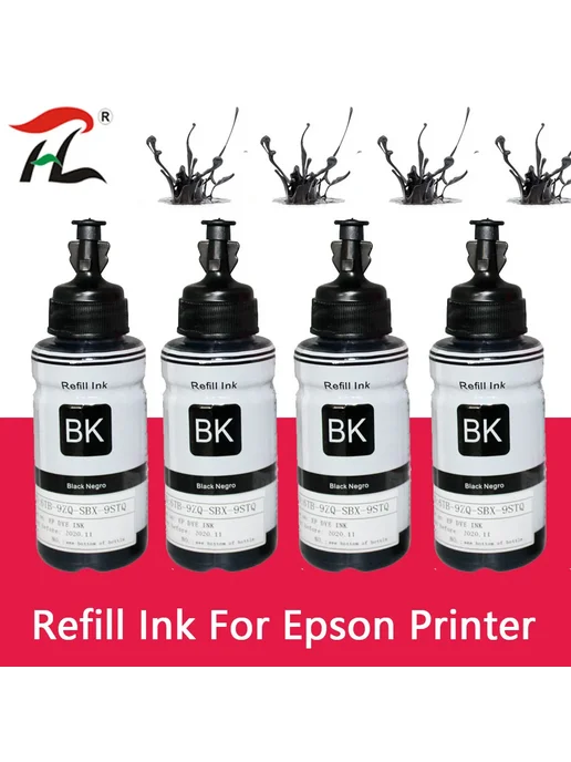 Нет бренда Чернила для Epson T664 2BK 1C 1Y 1M, черный, фото 2