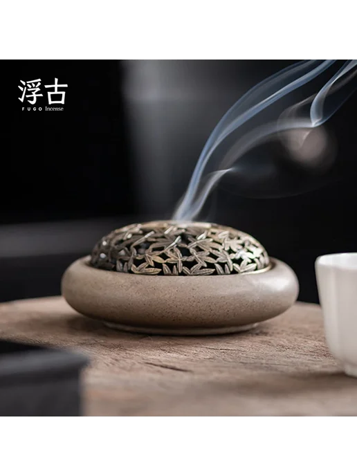 Нет бренда Керамический колодезный incense coil burner?, коричневый, коричневый, фото 2