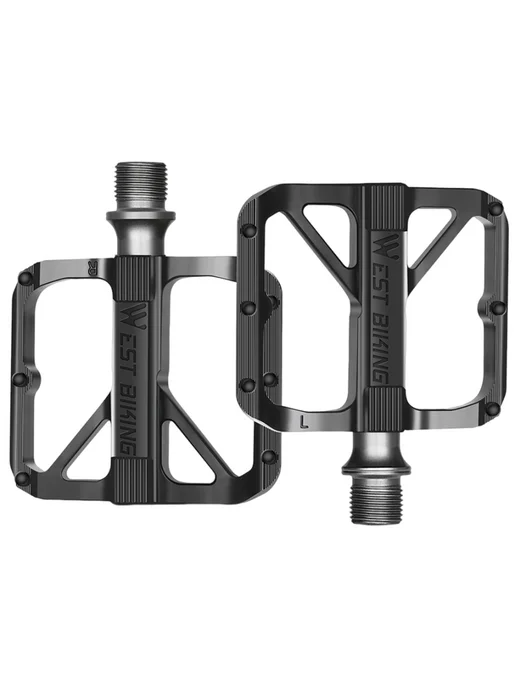 Педали MTB, 2 шт, алюминиевые, легкие с антискользящим покры…, 2 шт