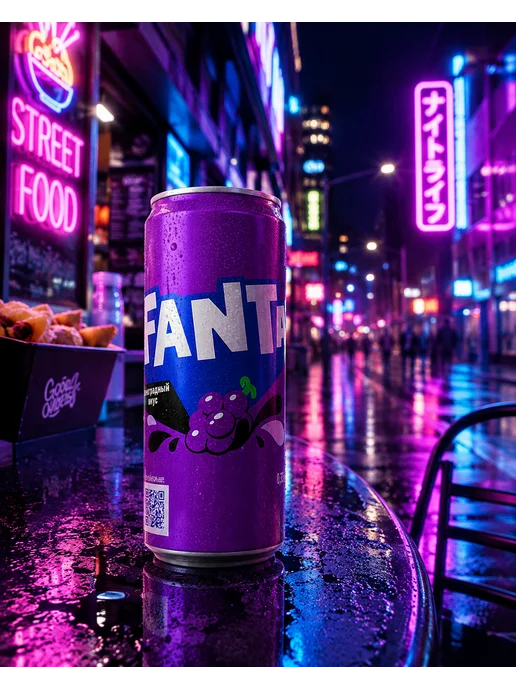 Coca-Cola Напиток Fanta 12 штук по 330 мл Фанта Ж Б, 330 мл, фото 2