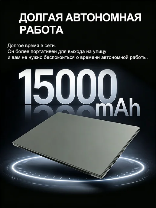 HUAQI ноутбук для работы и учебы, с windows мощный 32 гб ssd 2 тб, 32 ГБ, 2 ТБ, фото 6