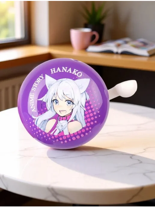 Vinca Sport Звонок велосипедный на руль Hanako, фиолетовый, фото 7