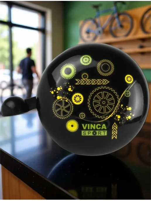 Vinca Sport Звонок велосипедный на руль Robocop, черный, фото 2