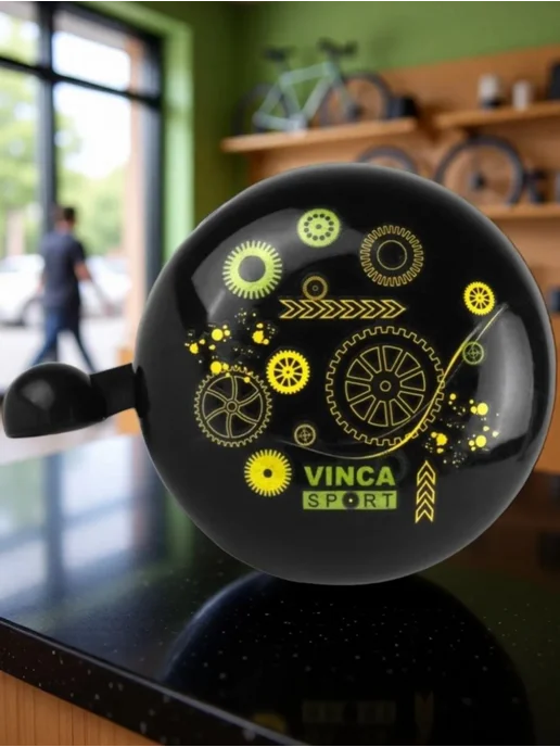 Vinca Sport Звонок велосипедный на руль Robocop, черный, фото 5