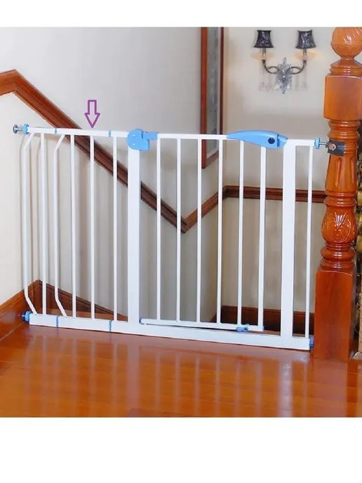 BABY SAFE. Добор к воротам безопасности Baby safe 28 см, белый, фото 7
