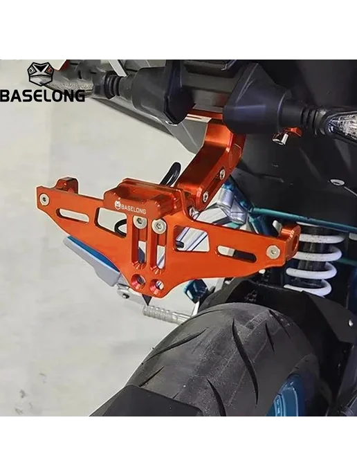 Кронштейн номерного знака KTM 1290 Super Duke R 2014-2024, с, серый, фото 7