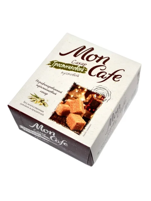 Mon Cafe Сахар тростниковый кусковой, 500 г, 2 шт, 500 г, фото 2