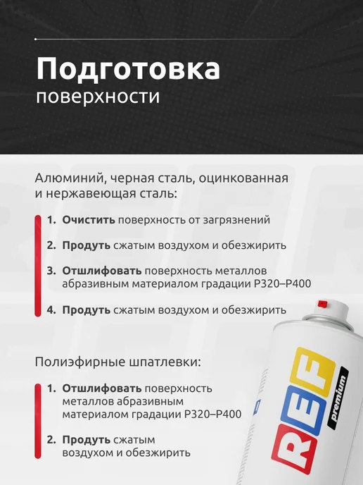 Грунтовка для автомобиля акриловая 1К черная 520 мл, 520 мл, фото 7