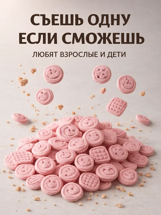 adelia.soap Печенье детское клубничное Витьба 3*50г, 50 г, фото 8