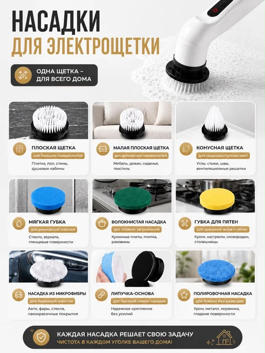 Щетка для уборки электрическая, вариант, фото 5