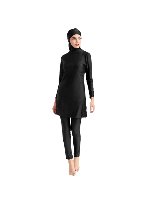 YONGSEN Женский мусульманский купальник 80% Nylon + 20% Span, красный, фото 5
