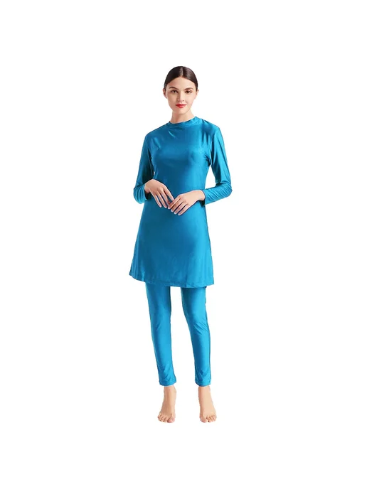 YONGSEN Женский мусульманский купальник 80% Nylon + 20% Span, красный, фото 6