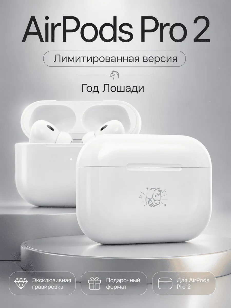 AirPods Pro 2 TWS ANC USB-C Год Лошади Apple 1329794653 купить за 18 039 ₽ в интернет‑магазине Wildberries