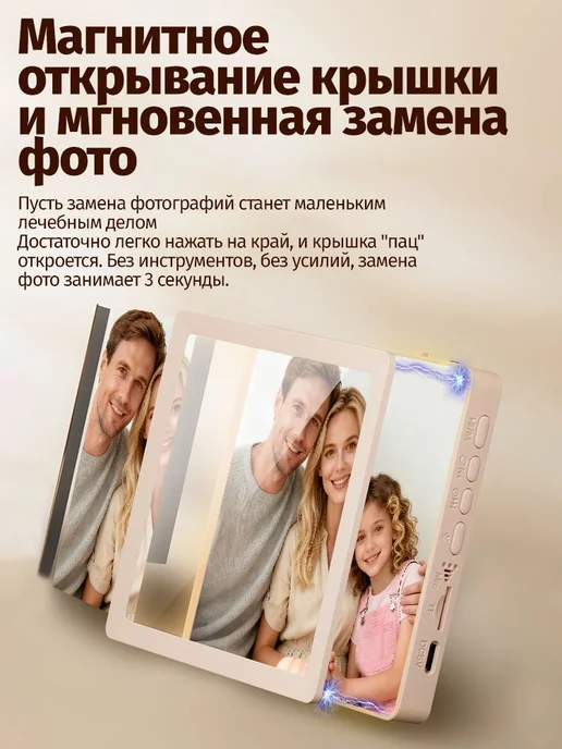 Цифровая фоторамка P9, 3.7 дюйма, вариант, фото 5