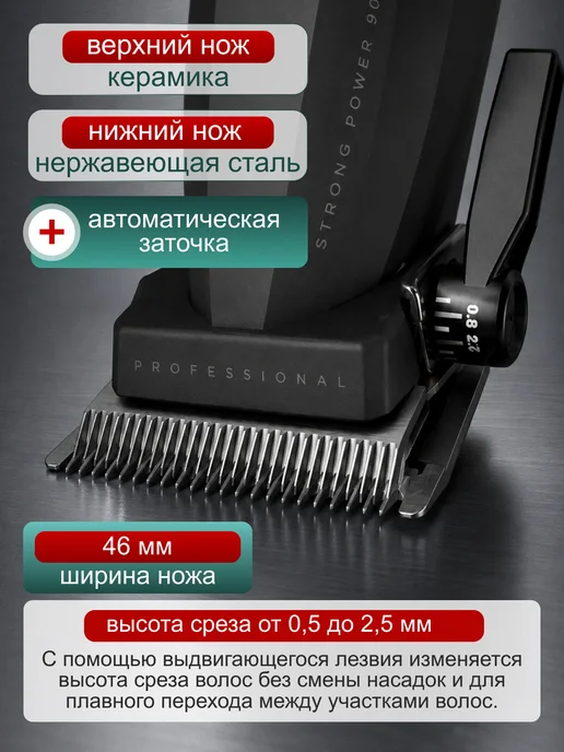 VGR Профессиональная машинка для стрижки волос и бороды, зеленый, фото 2