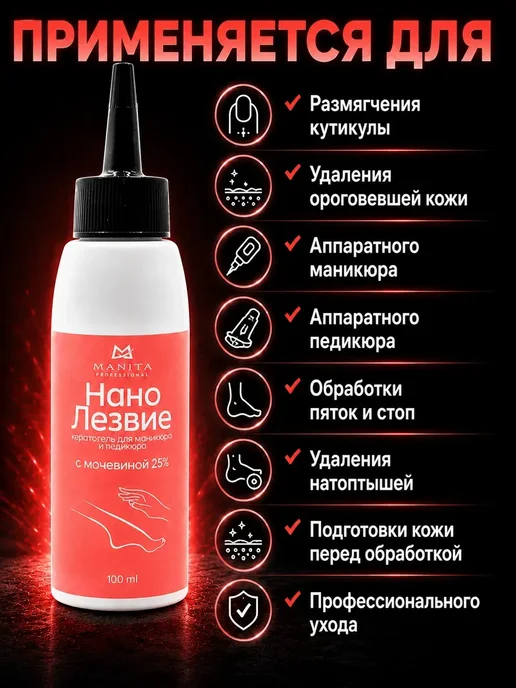 Шик+ Кератолитик с мочевиной для пяток педикюра кутикулы_*, вариант, фото 4