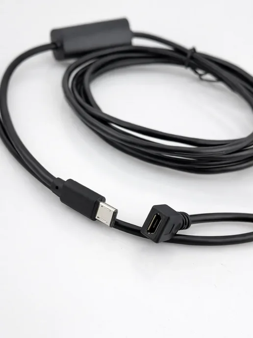КазБренд Эндоскоп для смартфона USB камера для труб и авто, черный, фото 3