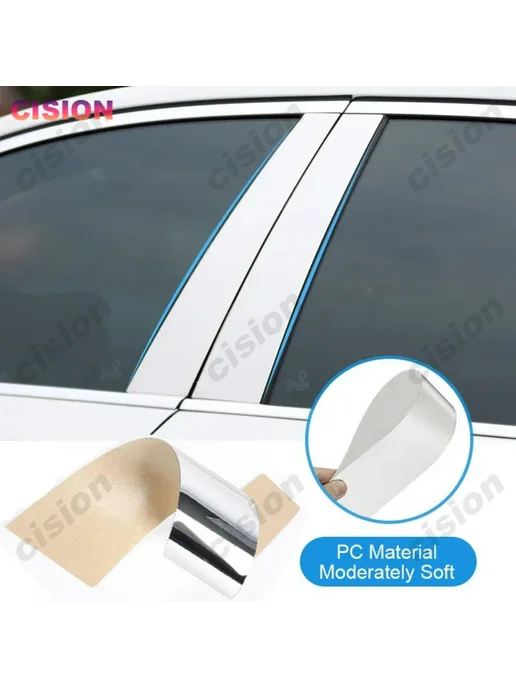 ZUIMI Накладка на стойку Honda Stream Black, черный, фото 4