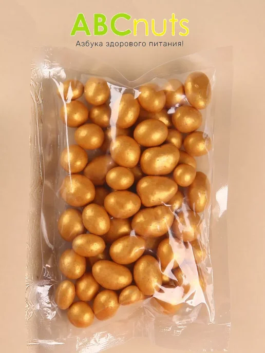 ABCNUTS Драже «Праздничное» Арахис золото 100 г, 100 г, фото 4