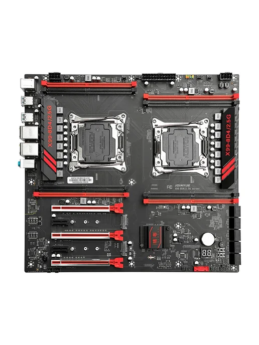 JGINYUE Двухпроцессорная материнская плата X99-8D4 2.5G,256GB,E-ATX, 2,5 г, 256 ГБ, фото 2
