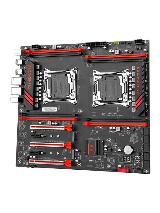 JGINYUE Двухпроцессорная материнская плата X99-8D4 2.5G,256GB,E-ATX, 2,5 г, 256 ГБ, фото 3