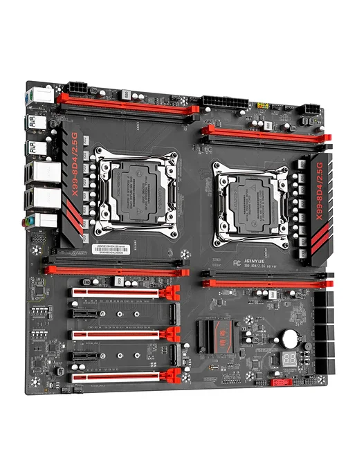 JGINYUE Двухпроцессорная материнская плата X99-8D4 2.5G,256GB,E-ATX, 2,5 г, 256 ГБ, фото 4